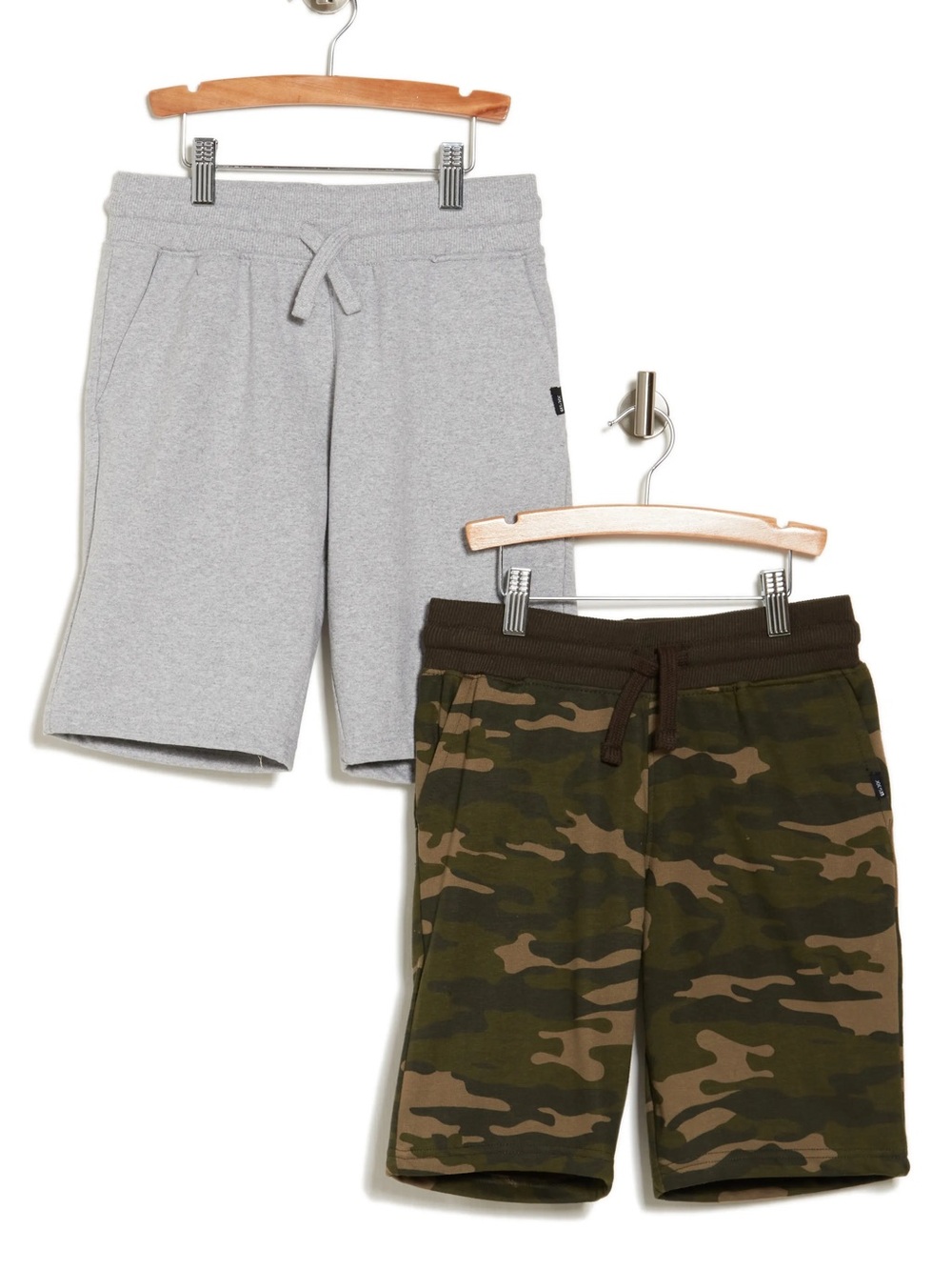 Joe’s Jeans Kids Jersey Knit Shorts Lot Pack of 2 Gray Camo Camouflage Soft 6